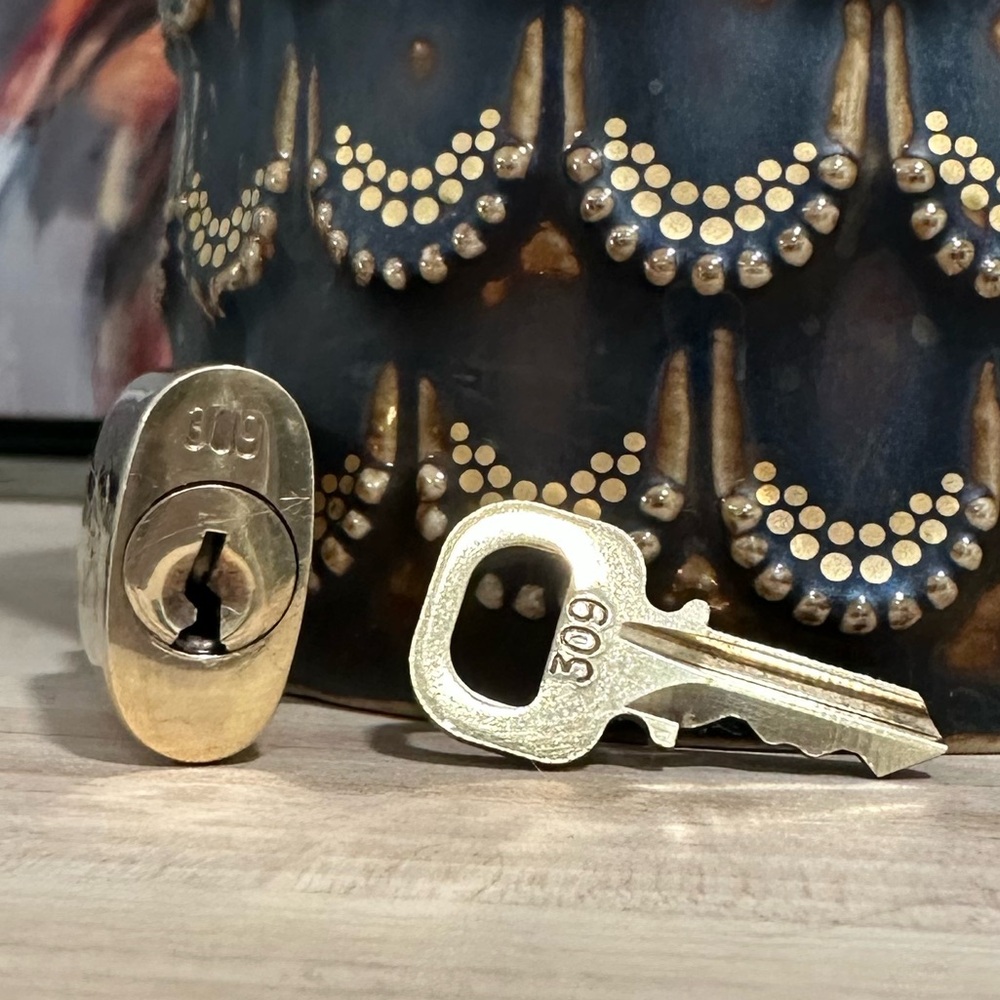 Authentic Louis Vuitton Padlock & Key #309 - Picture 5 of 6